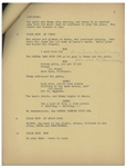 Moe Howard's 31pp. Script Dated March 1951 for The Three Stooges Film ''Hula-La-La'' -- With Annotations in Moe's Hand -- Unbound Script Paper Clipped at Upper Left -- Very Good Condition